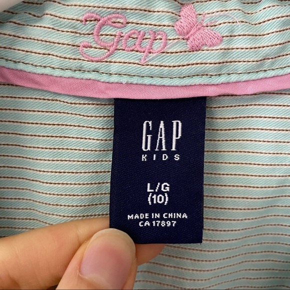 GAP BLUE COLLARD SUMMER DRESS - Picture 3 of 8